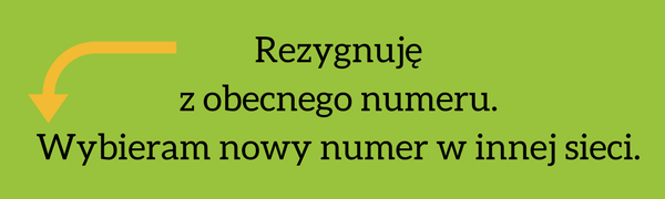 nowy numer w innej sieci